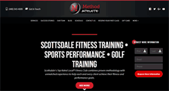 Desktop Screenshot of method-athlete.com